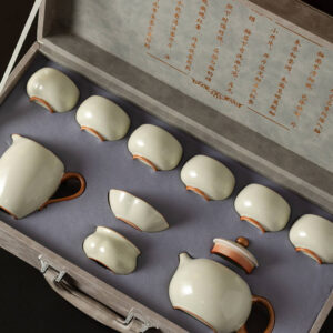 窑茶具套装家用泡茶壶茶杯高档陶瓷2025新款送长辈礼盒